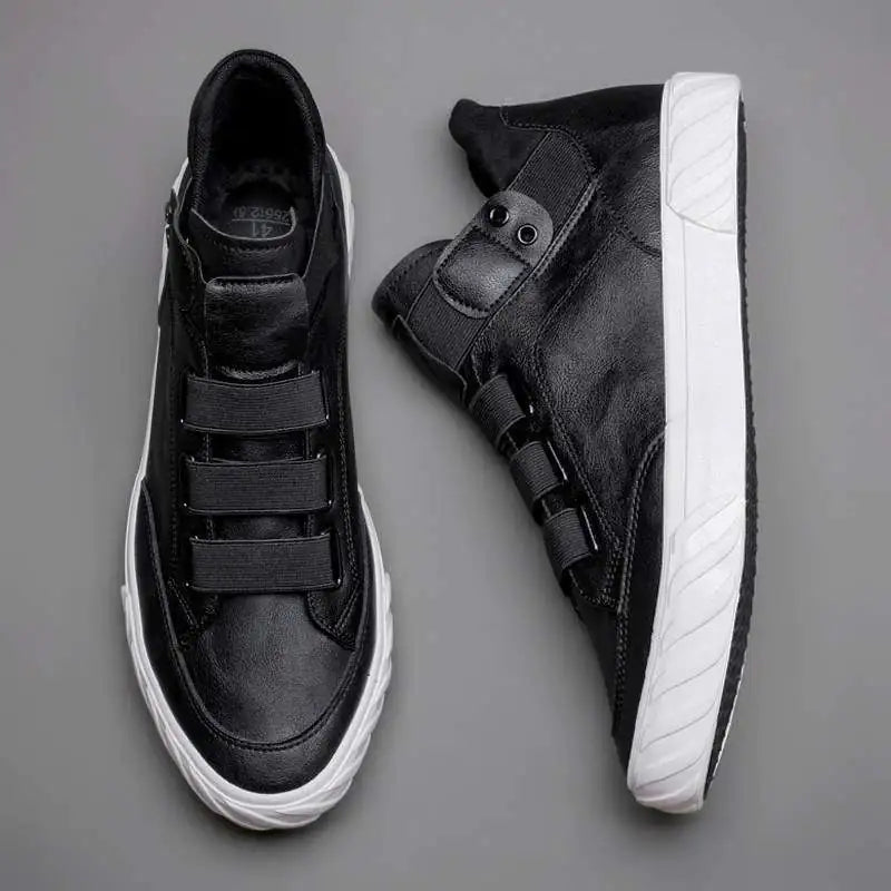 Men's High-Top Leather Korean Fashion Martin Boots
