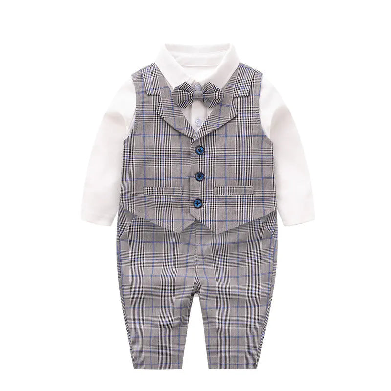 Gentleman Suit Outfit for Baby Boy's First Year