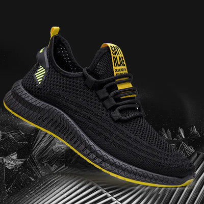 Men's Breathable Flyknit Casual and Running Shoes