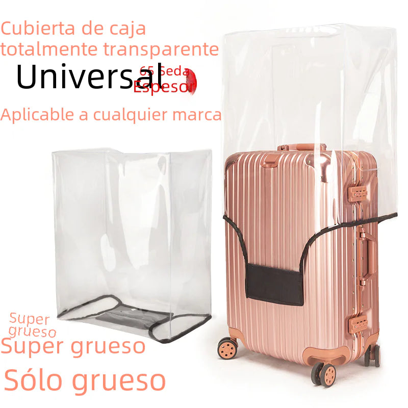 Transparent PVC Luggage Cover for Travel and Sports