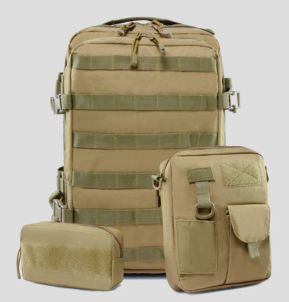 Outdoor Camouflage Backpack - Large Capacity Tactical Set