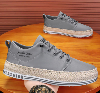 Men's Low-Top Trendy Canvas Running Shoes - Breathable