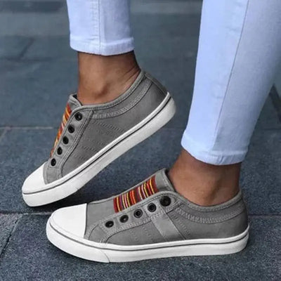 New Women's Colorful Slip-On Loafers with Round Toe