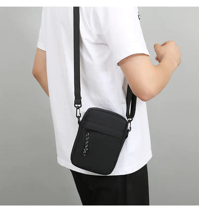 Men's Canvas Shoulder Bag - Casual Crossbody Gift