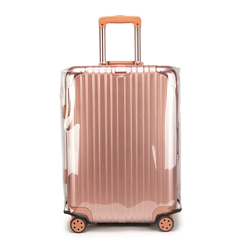Transparent PVC Luggage Cover for Travel and Sports