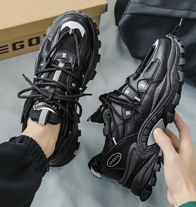 Autumn Winter Round Toe Casual Men's Sneakers