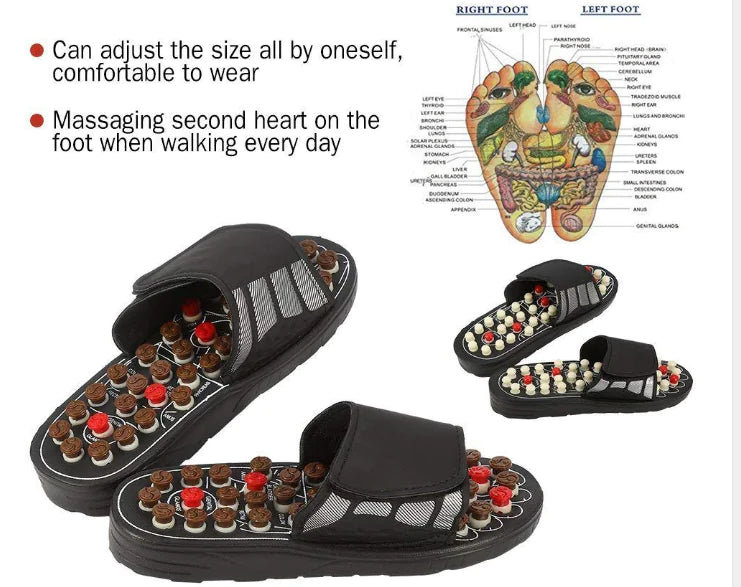 Tai Chi Magnetic Therapy Spring Massage Shoes