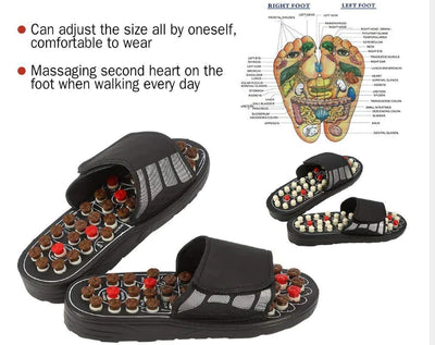 Tai Chi Magnetic Therapy Spring Massage Shoes