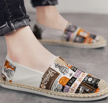 Men's Casual Canvas Slip-On Loafers - Summer Style