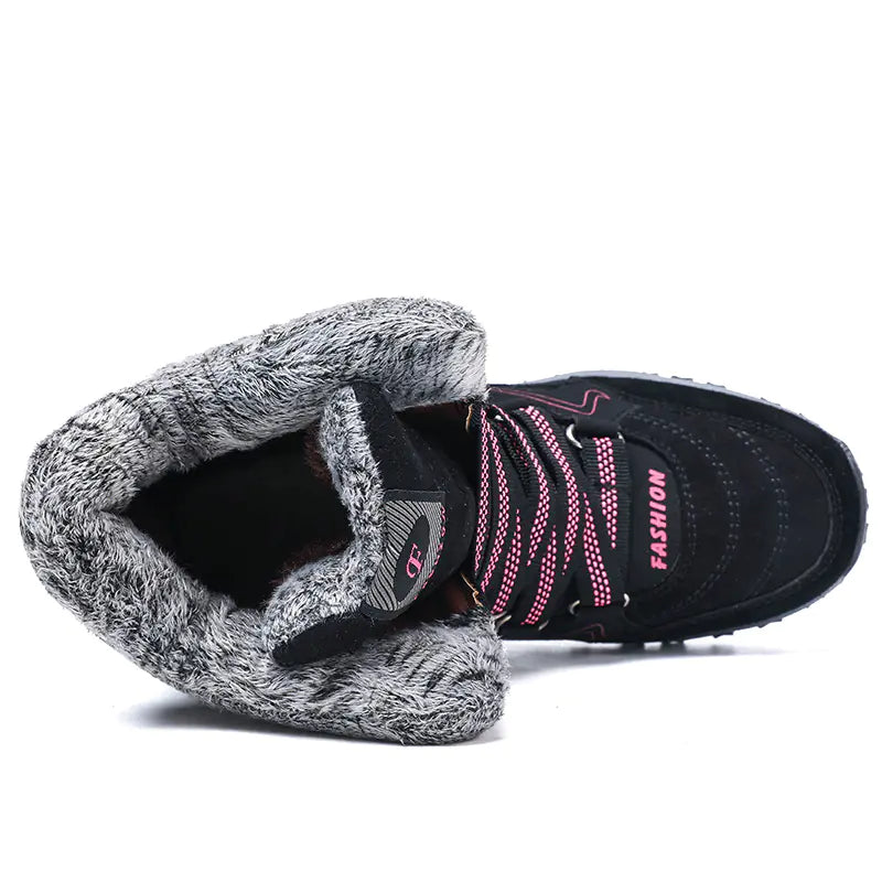 Winter High-Top Insulated Non-Slip Snow Boots for Women