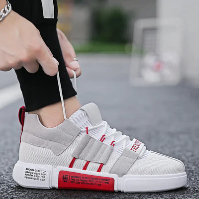 Trendy Men's Casual Sneakers with Breathable Mesh