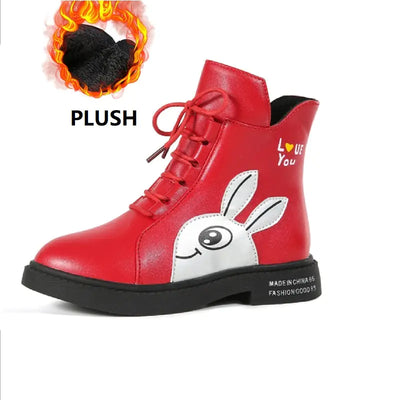 Winter Boots for Girls - Mid-Calf Plush Footwear