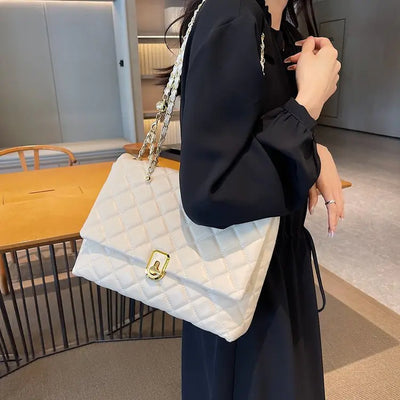2023 Women's Diamond Pattern Large Capacity Bag