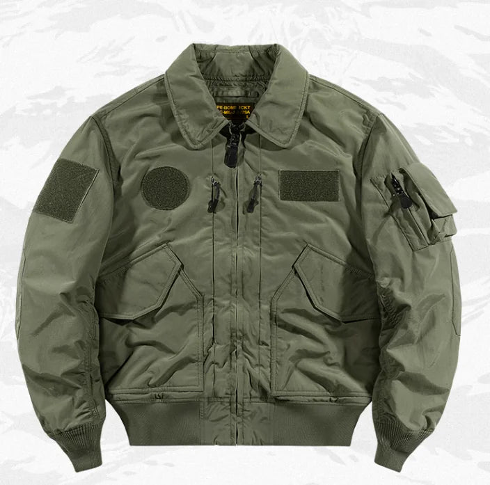Loose Fitting Fashion Jacket with Multi Pockets