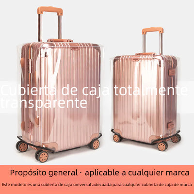 Transparent PVC Luggage Cover for Travel and Sports