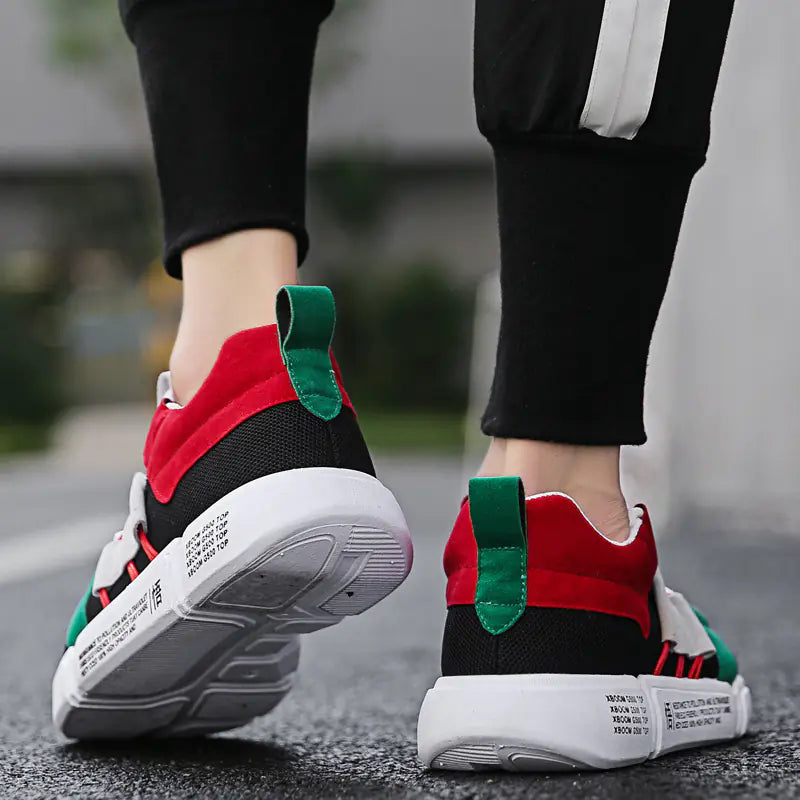 Trendy Men's Casual Sneakers with Breathable Mesh
