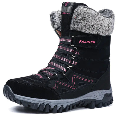 Winter High-Top Insulated Non-Slip Snow Boots for Women