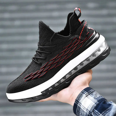 Men's Spring 2020 Air Cushion Sneakers with Knit Upper