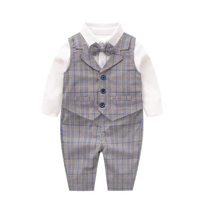 Gentleman Suit Outfit for Baby Boy's First Year