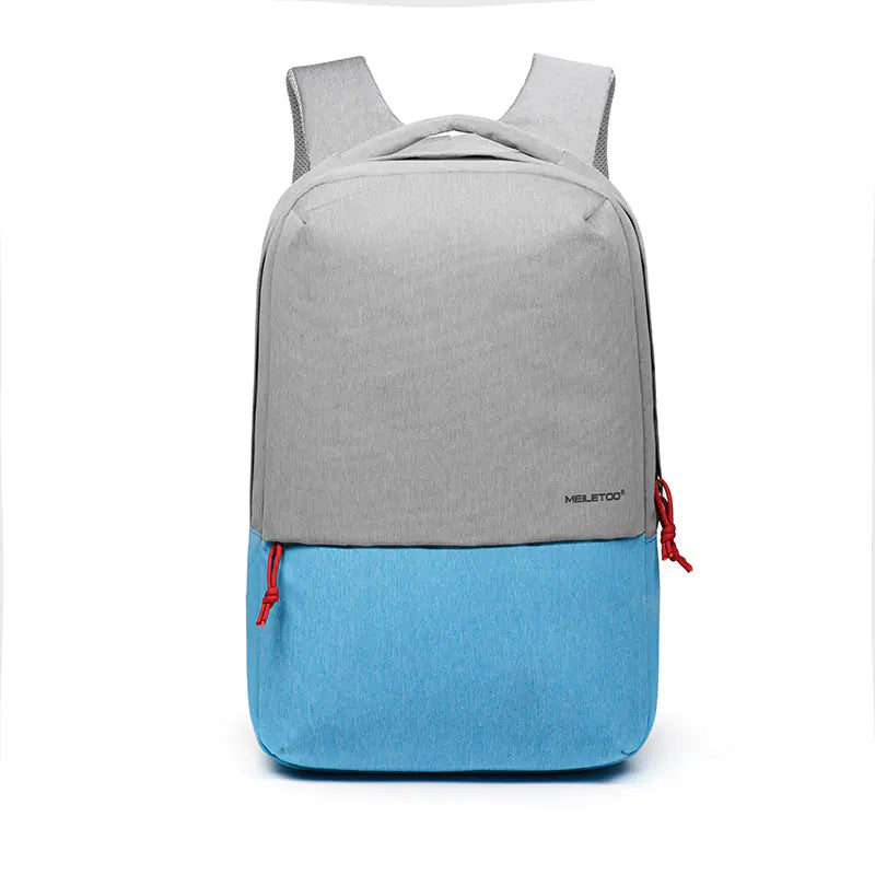 Custom Multi-Functional Color Block Backpack for Laptops