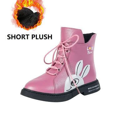 Winter Boots for Girls - Mid-Calf Plush Footwear