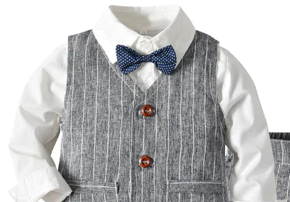 Gentleman Suit Outfit for Baby Boy's First Year