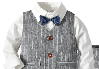 Gentleman Suit Outfit for Baby Boy's First Year