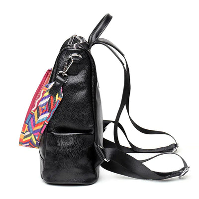 Embroidered Shoulder Bag - Versatile Design