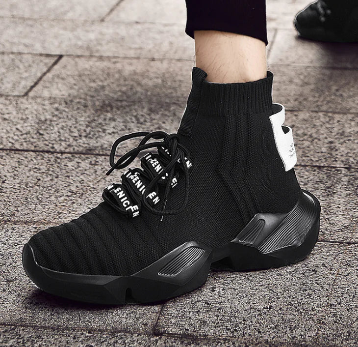 2020 Fall Trendy Men's High-Top Thick Sole Sneakers