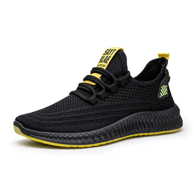 Men's Breathable Flyknit Casual and Running Shoes