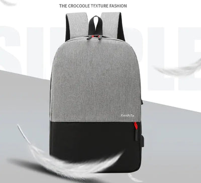 Custom Multi-Functional Color Block Backpack for Laptops