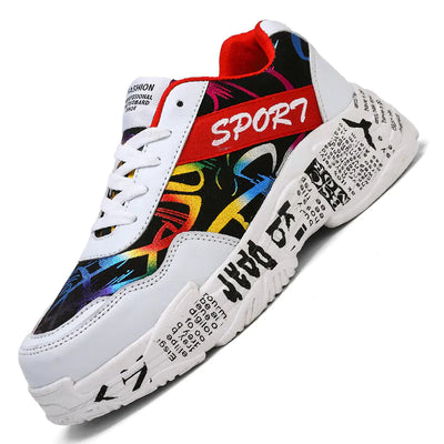 Fashionable Canvas Sneakers with Thick Sole (Couple Style)