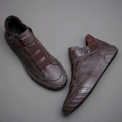 Men's High-Top Leather Korean Fashion Martin Boots