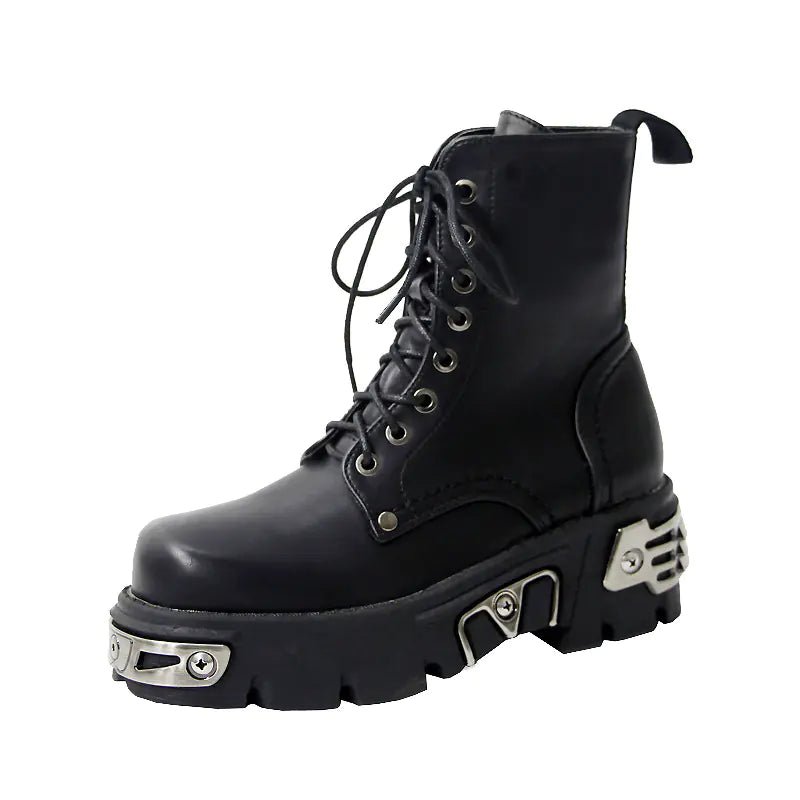 2019 Fall Winter Women's Retro Lace-Up Ankle Boots