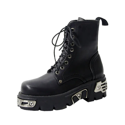 2019 Fall Winter Women's Retro Lace-Up Ankle Boots