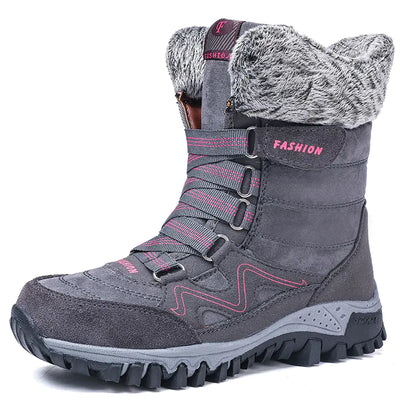 Winter High-Top Insulated Non-Slip Snow Boots for Women