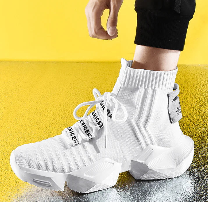 2020 Fall Trendy Men's High-Top Thick Sole Sneakers