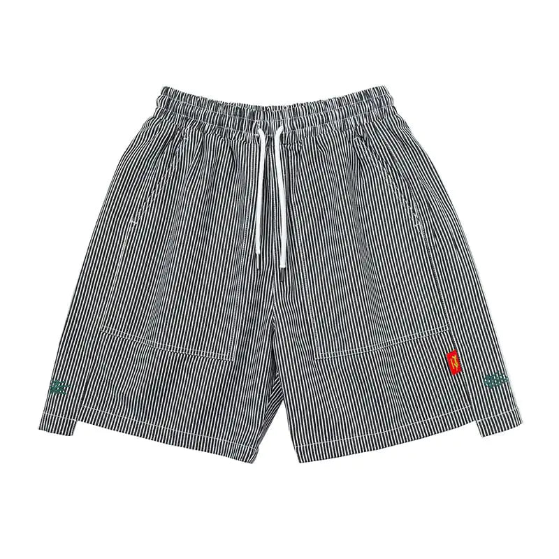 Men's Loose Fit Hip Hop Five-Point Straight Shorts