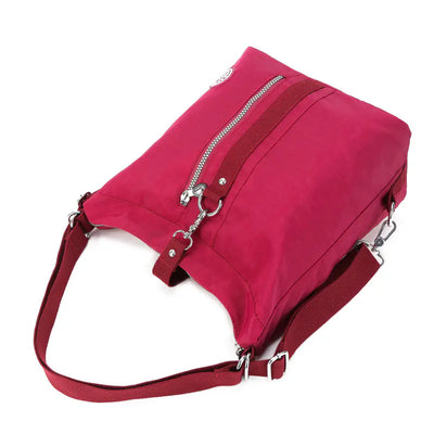 Women's Fashionable Soft Nylon Multi-Use Backpack