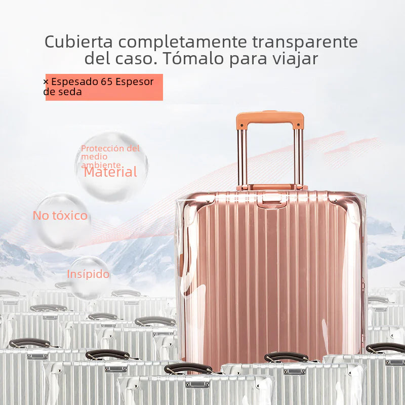 Transparent PVC Luggage Cover for Travel and Sports