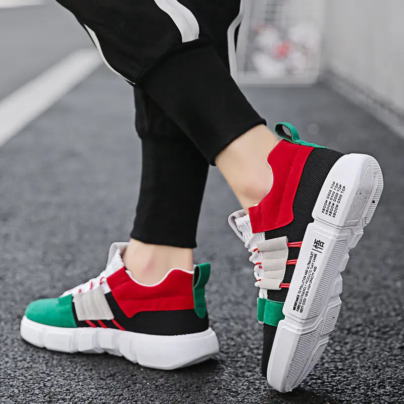 Trendy Men's Casual Sneakers with Breathable Mesh