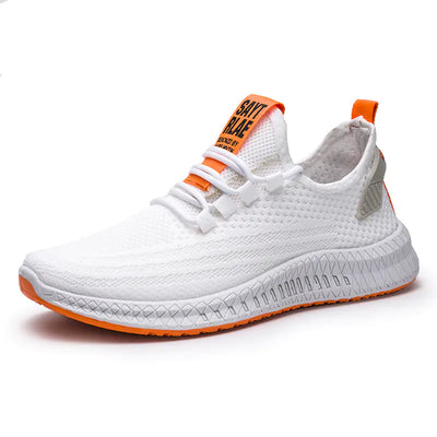 Men's Breathable Flyknit Casual and Running Shoes